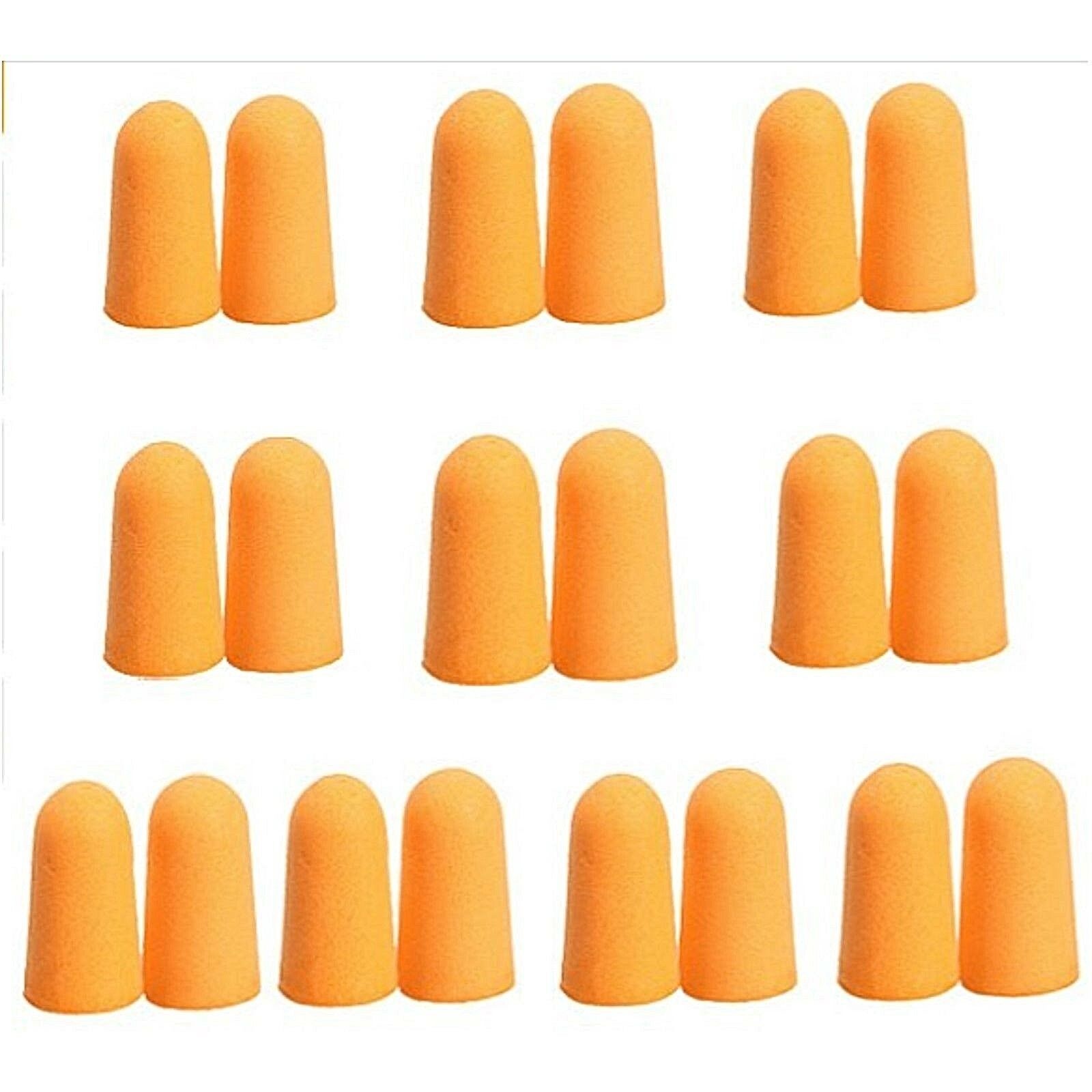 20 Blaze Bright Orange Safety Cap Gun Barrel Foam Tip Lot Plug Lot For Vtg Toy