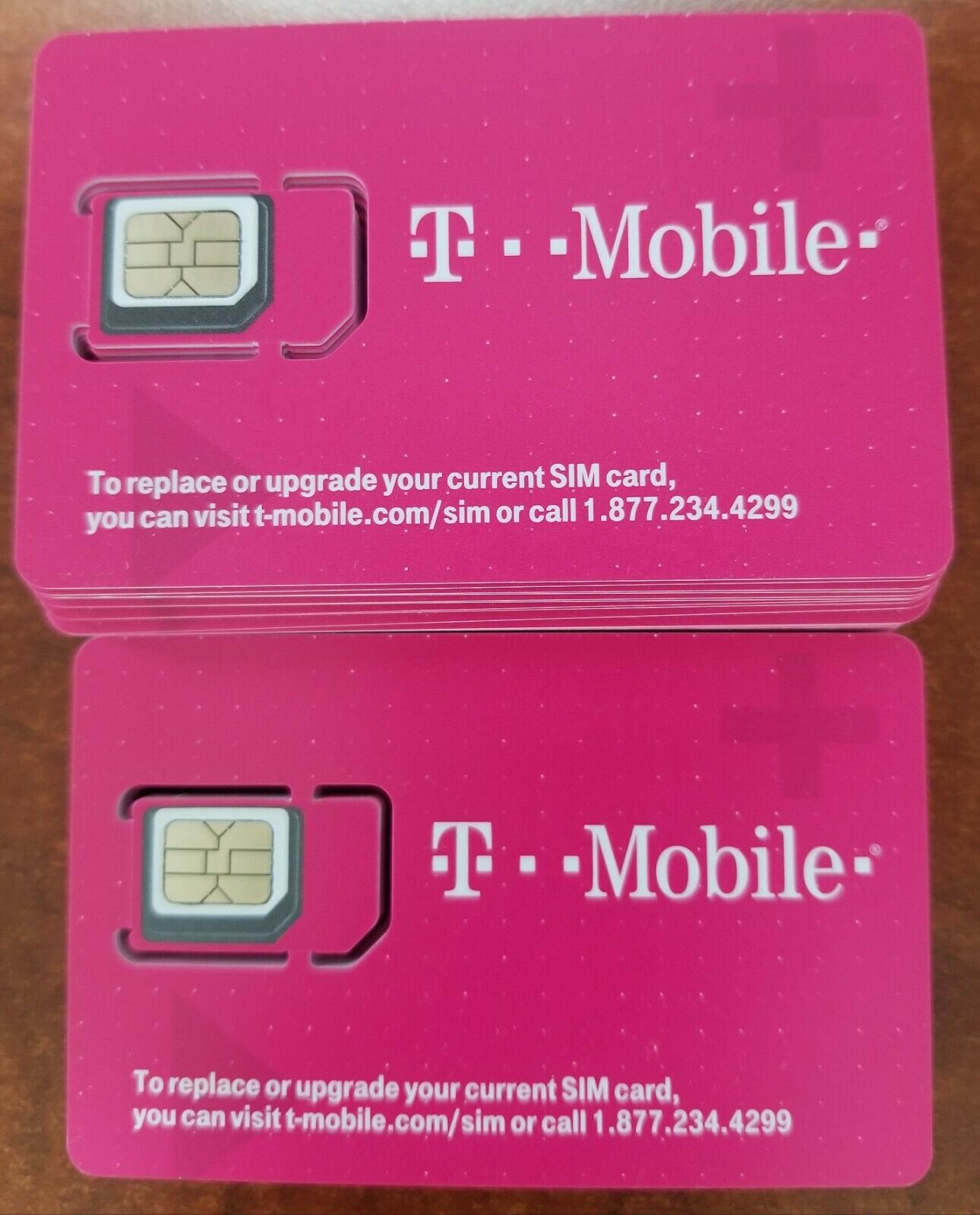 New T-mobile 4g 5g Lte Sim Card Tmobile 3 In 1 Triple Cut. Standard, Micro, Nano