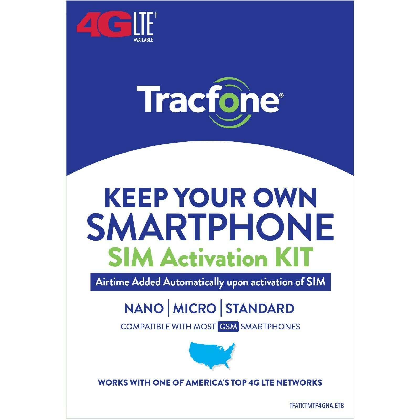 Tracfone Prepaid Wireless Smartphone Plan+sim-1200 Min,1200 Txt, 3gb Data