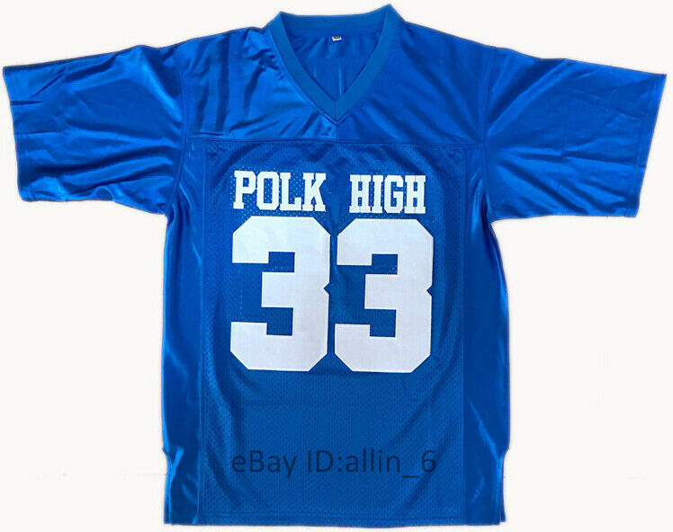 Married With Children Al Bundy #33 Polk High American Men's Football Jersey Sewn