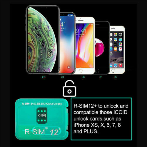 Rsim 12+ New 2019 Nano Unlock Card Fits Iphone Xs/x/8/7/6/6s/5s 4g Ios 12 13 Lot